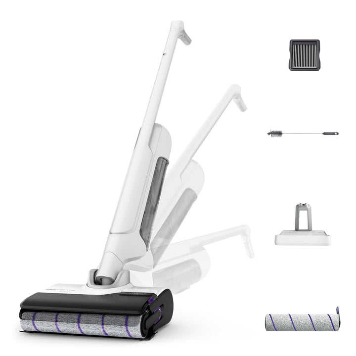 Rowenta X-Clean 10, kabelloser Akku-Nass-Trockensauger, Saugwischer selbstreinigend und -trocknend,