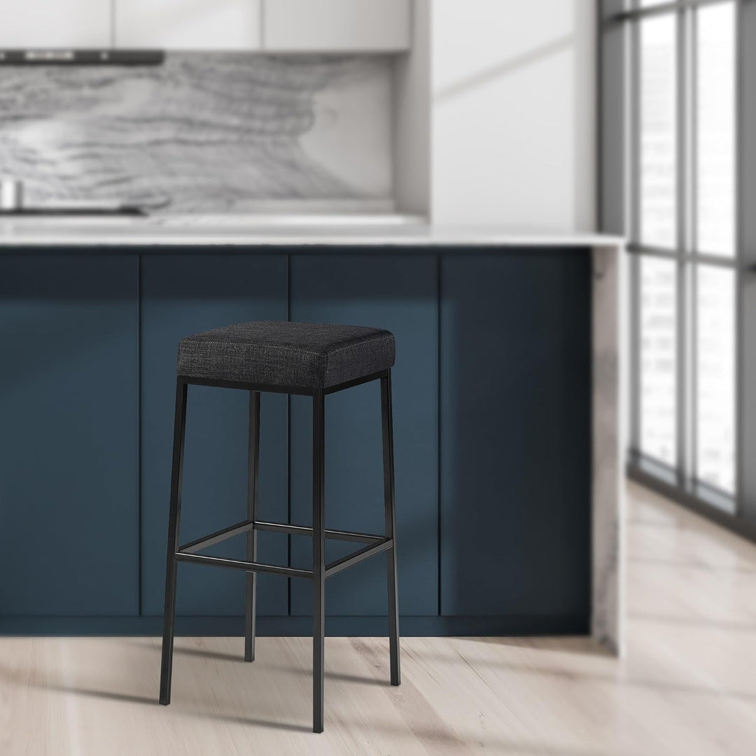 CLP Barhocker MONTREAL mit Stoffbezug I Tresenhocker mit einer Sitzhöhe von 85 cm I In verschiedenen