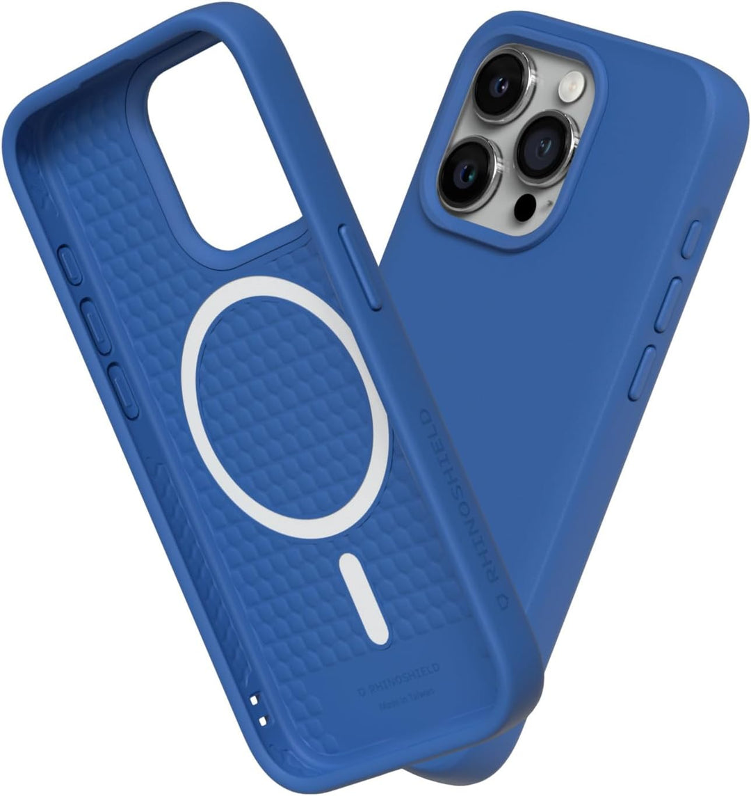RhinoShield Case kompatibel mit [iPhone 15 Pro] | SolidSuit - MagSafe-kompatibel -Stossdämpfende & s