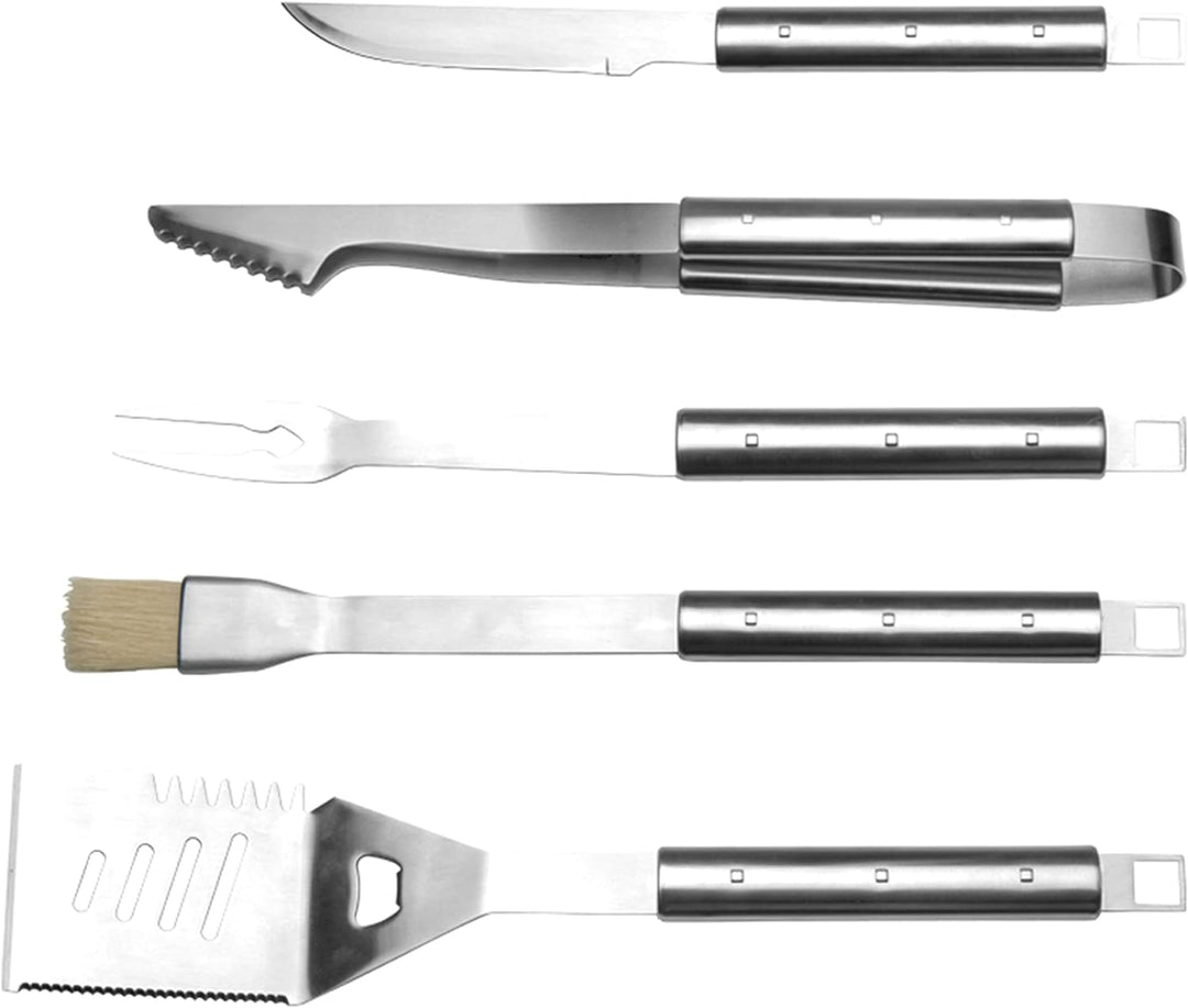Berghoff 1108180 Grillset 6-teilig Set Koffer, Metall, Edelstahl