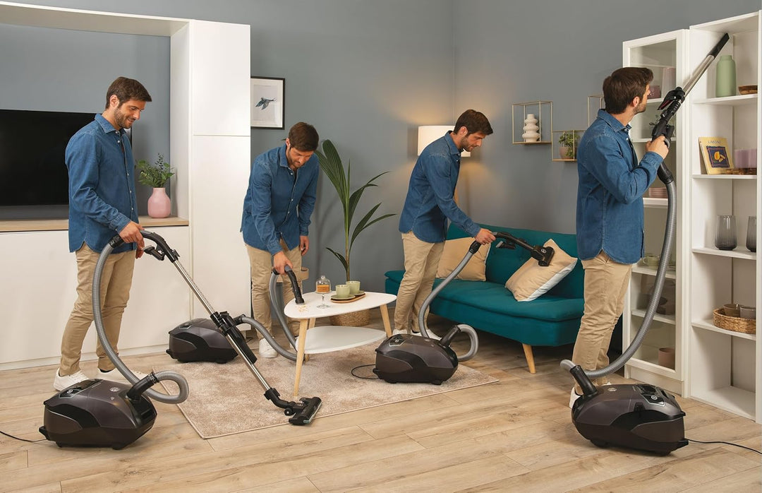 Hoover Bodenstaubsauger mit Beutel, Universal-Düse für alle Böden, extra leiser (66dBA) & kompakter