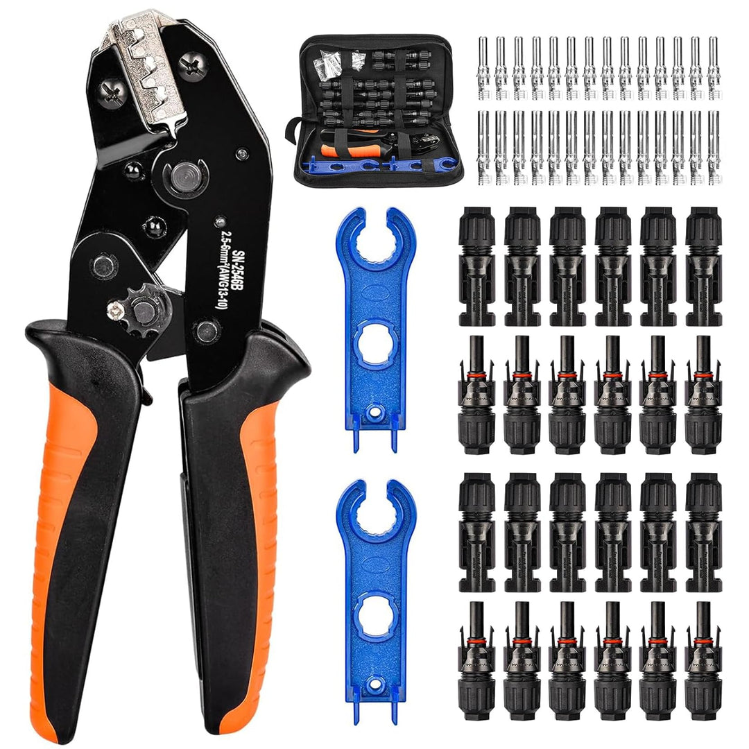 Herbst Solar Crimpzange Set für 2.5/4/6mm² PV Anschluss Kabel
