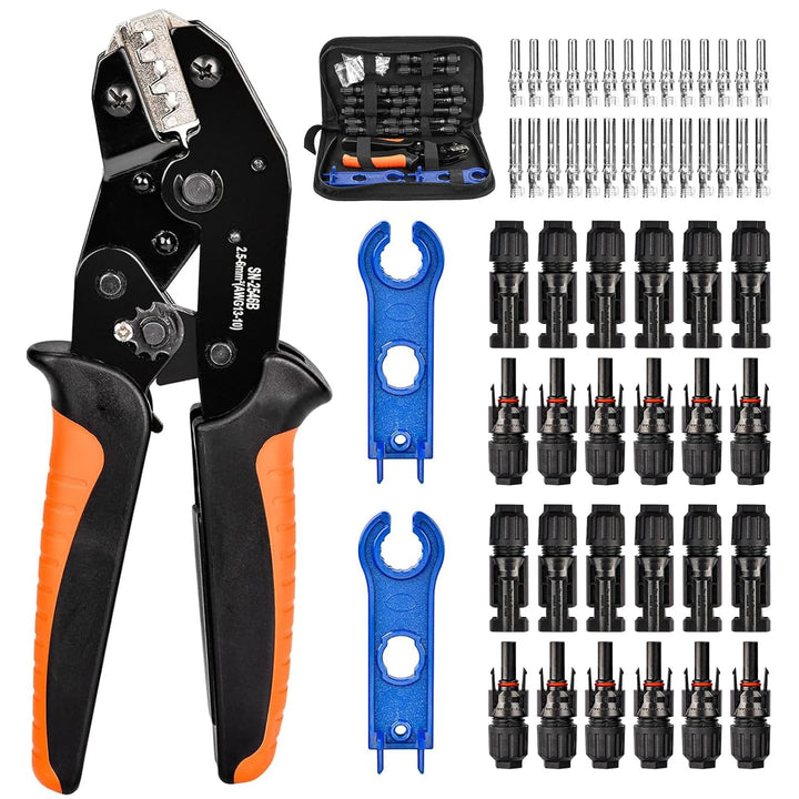 Herbst Solar Crimpzange Set für 2.5/4/6mm² PV Anschluss Kabel