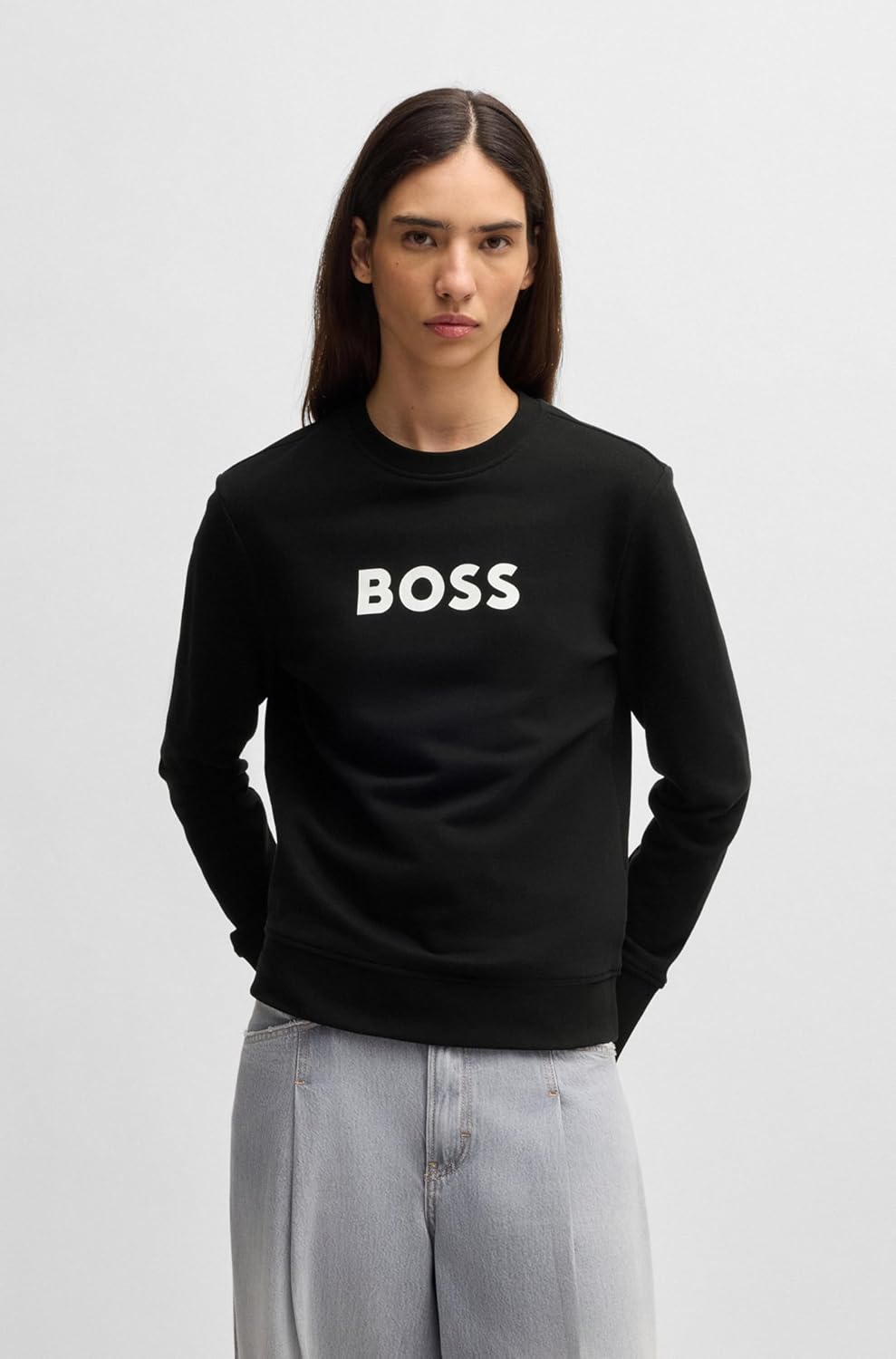 BOSS Damen Sweatshirt XS Black1, XS Black1