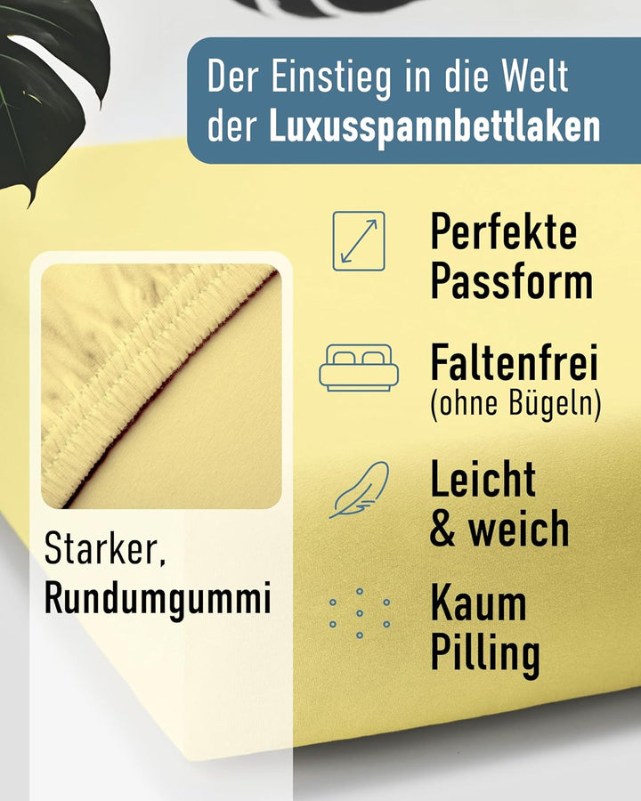 Formesse Bella Gracia Spannbetttuch Trüffel 140x190 - 160x220 140x190 - 160x220 cm Trüffel, 140x190