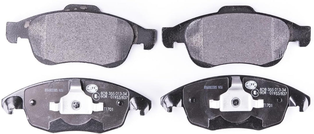 HELLA PAGID 8DB 355 013-341 Bremsbelagsatz - T1701 - Bremssystem: Teves - nicht für Verschleisswarna
