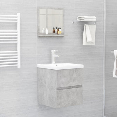 homiuse 40x10,5x37 cm Badspiegel Spiegel mit Ablage Rechteckiger Wandspiegel Mirror Badezimmerspiege