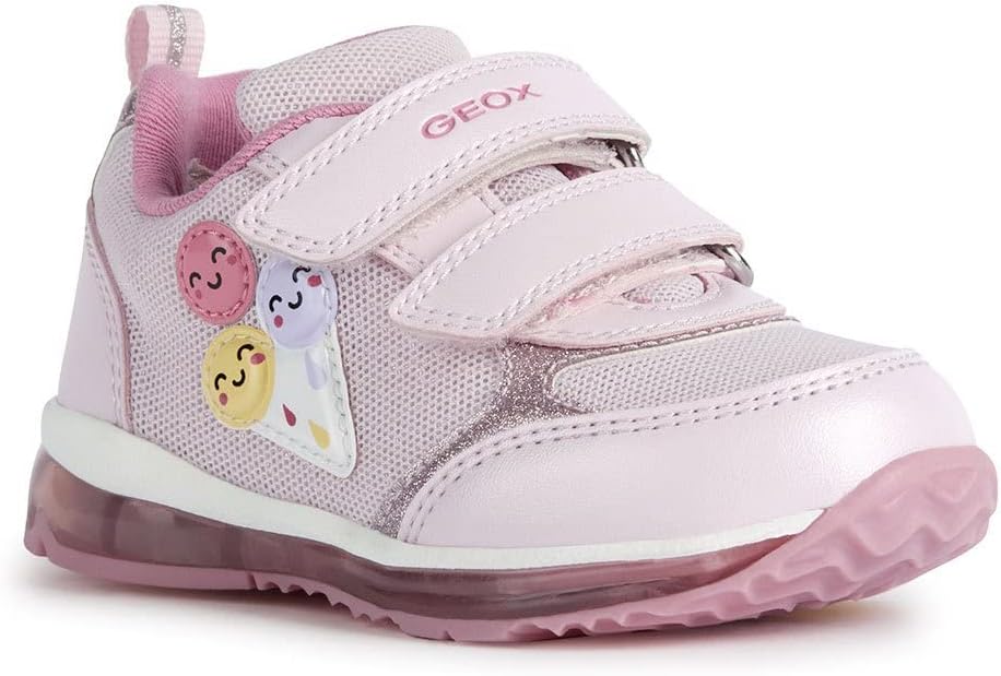 Geox Baby-Mädchen B Todo Girl Sneaker 20 EU Pink, 20 EU Pink