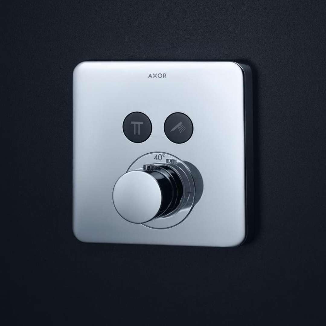 AXOR ShowerSelect Unterputz Thermostat, für 2 Funktionen, Chrom 2 Verbraucher