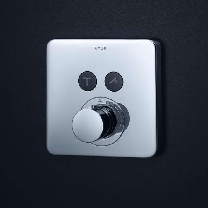 AXOR ShowerSelect Unterputz Thermostat, für 2 Funktionen, Chrom 2 Verbraucher