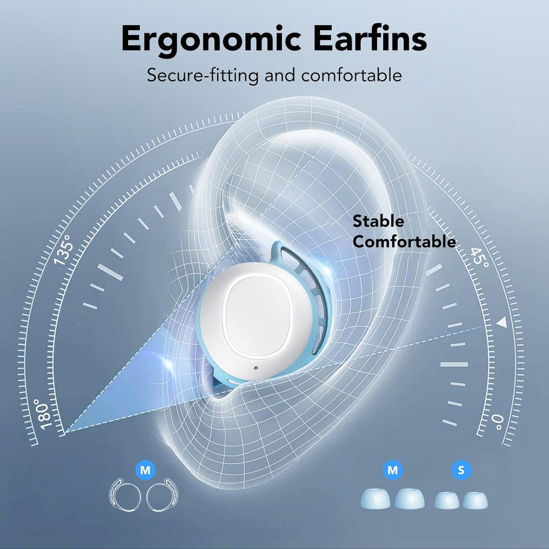 FAMOO Bluetooth Kopfhörer in Ear, 5.3 Kabellos, 42 Stunden Spielzeit mit Ladeetui, LED-Anzeige, Comf