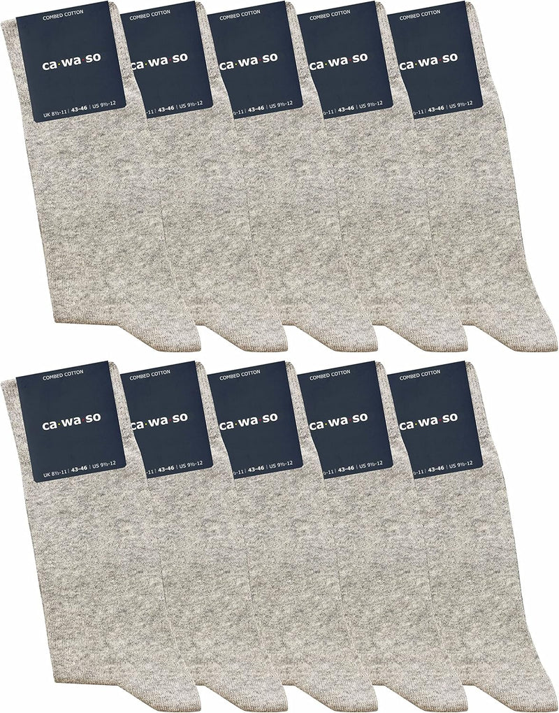 ca·wa·so Socken für Damen & Herren im 10er-Set | Ohne drückende Naht | Bequemes & weiches Material (