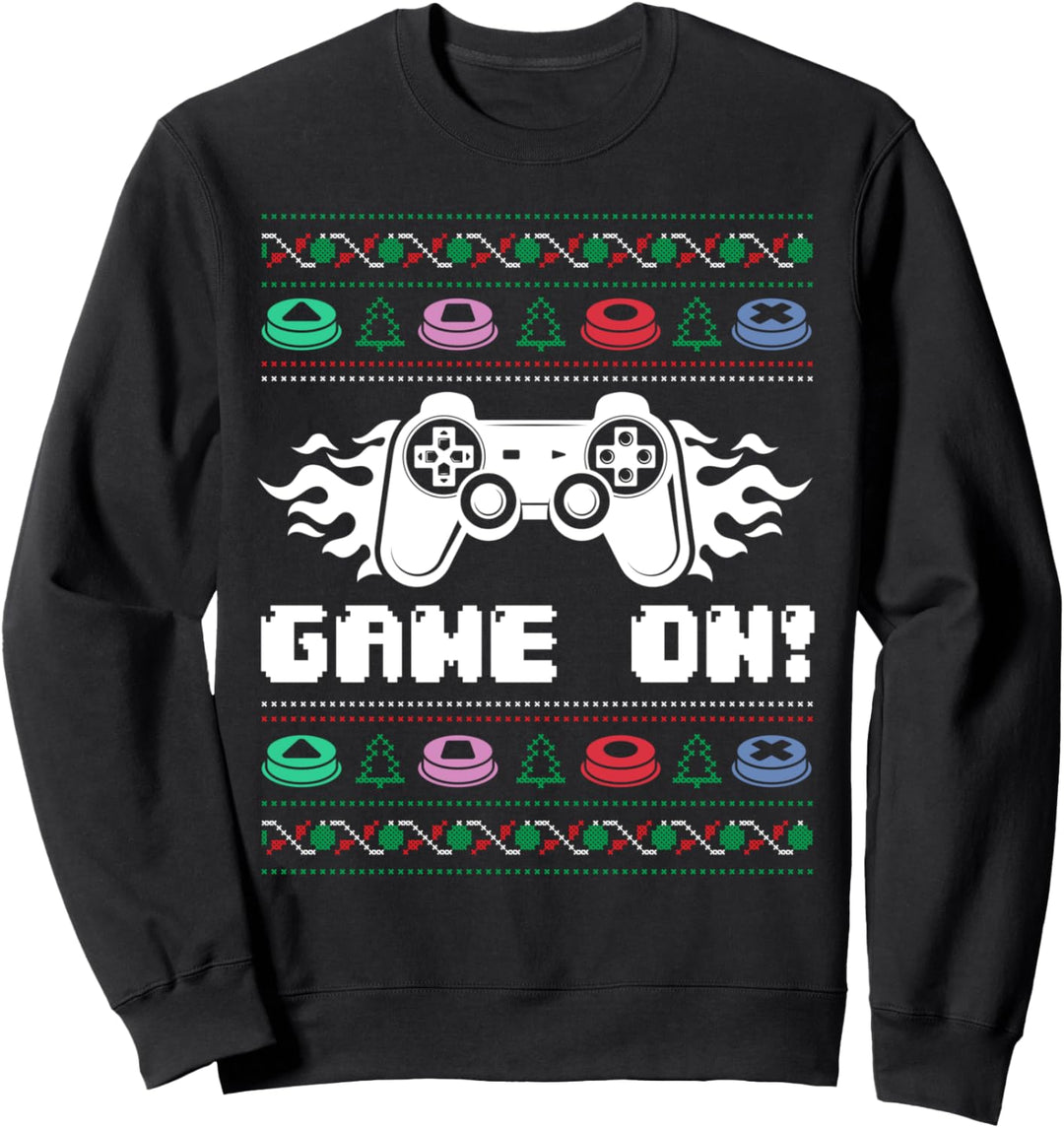 Zocker Gaming Ugly Sweater Game on Christmas Sweatshirt