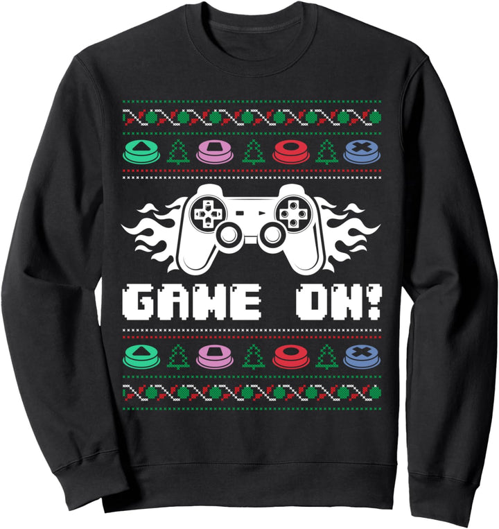 Zocker Gaming Ugly Sweater Game on Christmas Sweatshirt