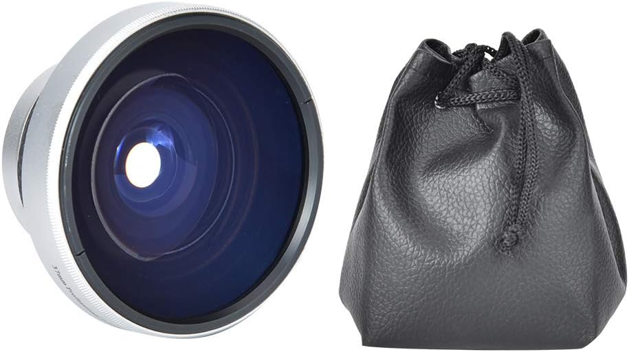 Fisheye Objektiv, Silberne Starke Anwendbarkeit 37 Mm 0,25x Super Fisheye Zusätzliches Objektiv für