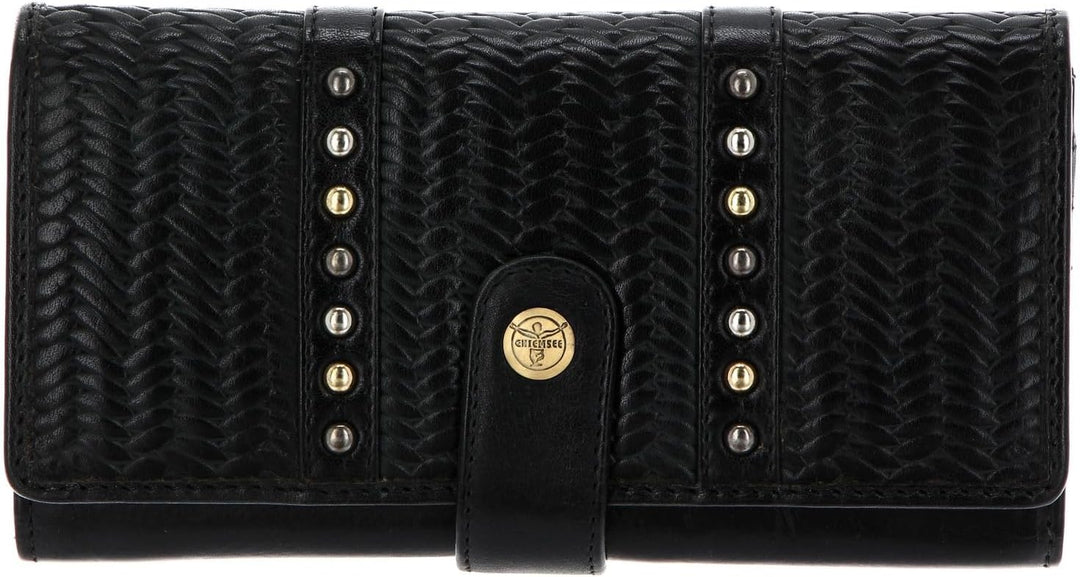 Chiemsee Geldbörse Echt Leder schwarz Damen - 020646 Black, Black