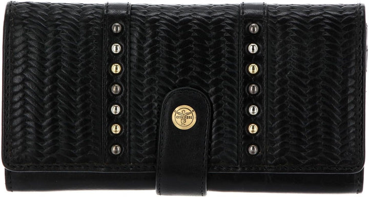 Chiemsee Geldbörse Echt Leder schwarz Damen - 020646 Black, Black