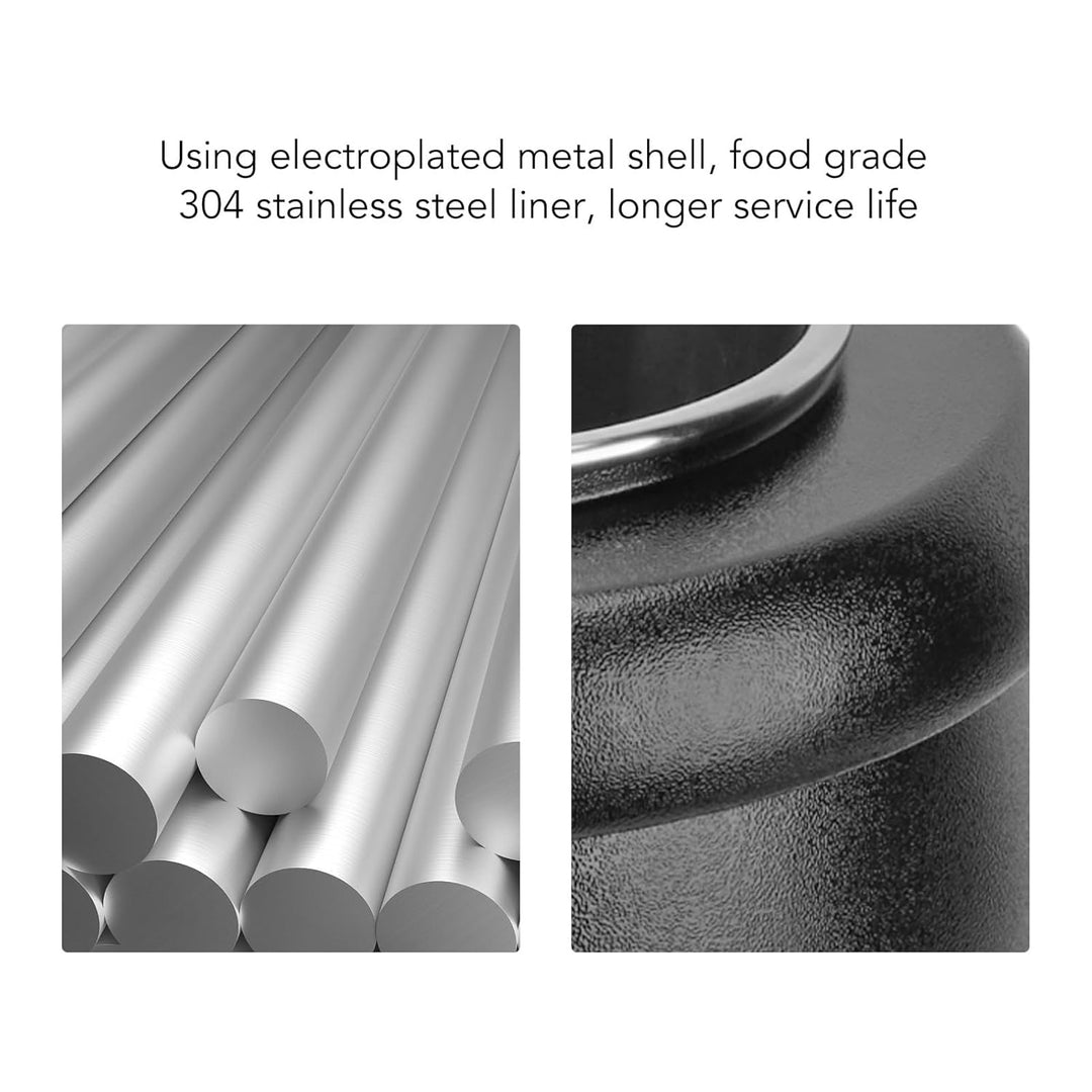 Suppenkessel Elektrisch 10L Suppenkesselwärmer Lebensmittelsuppenwärmer Abnehmbarer Edelstahl-Einsat