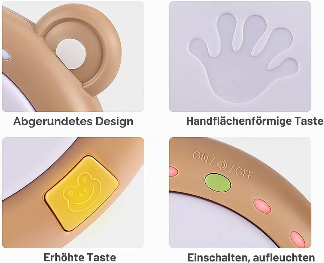 tumama Baby Musical Elektronisches Spielzeug,Baby Musik Trommel Musikinstrumente Sensorisches Spielz
