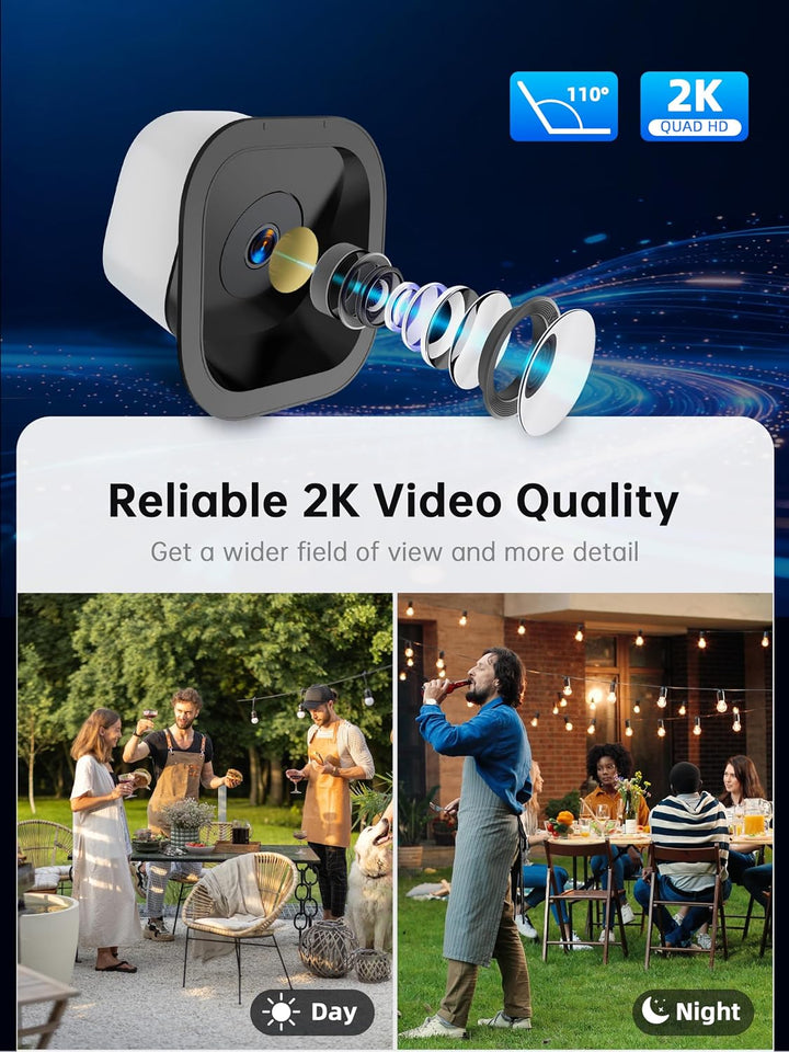 2K Fensterkamera Innen, Dual‑Band WLAN Überwachungskamera Innen,Mini Kamera Weiss 1 Stück, Weiss 1 S