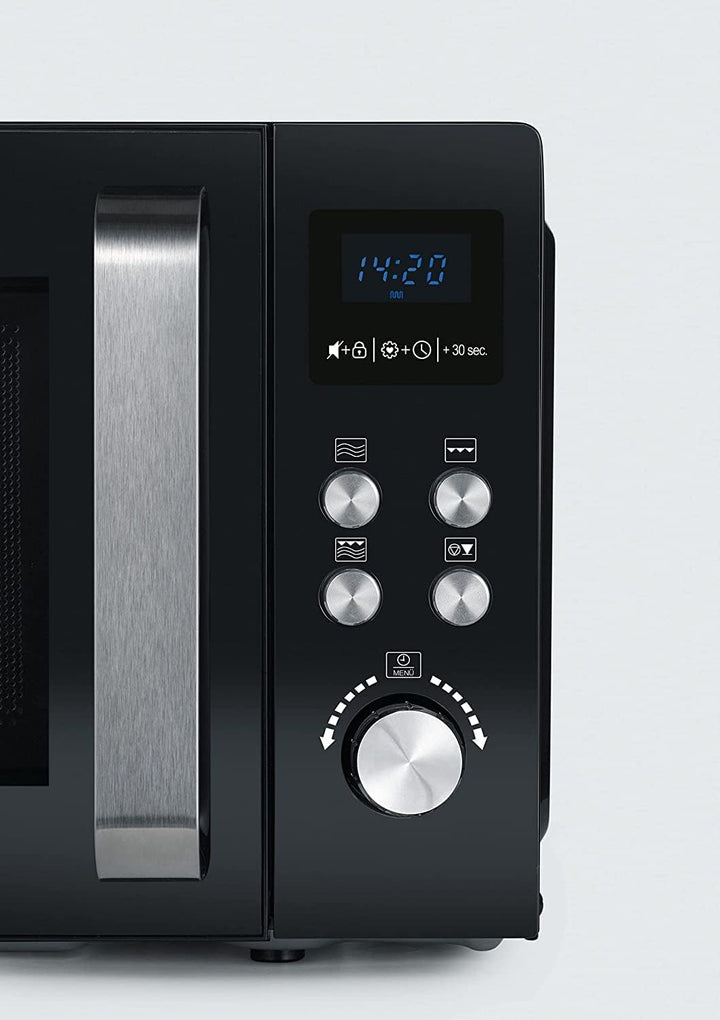 SEVERIN MW 7750 2-in-1 Mikrowelle (800 W, mit Grillfunktion, Inklusive Grillrost und Drehteller, Ø 2