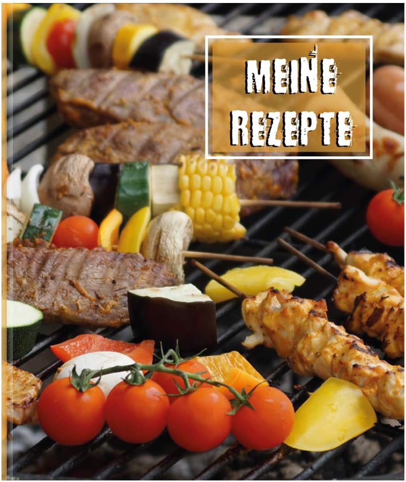 PRICARO Rezeptordner mit Rezeptblock "BBQ", A5