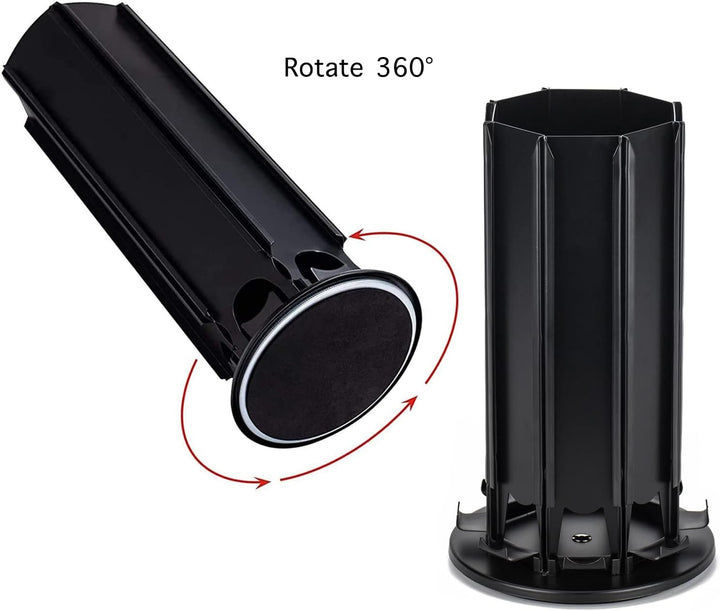 Bagoo Karussellhalter für Kaffeepads für Nespresso Vertuoline mit zentraler Aufbewahrung für zusätzl