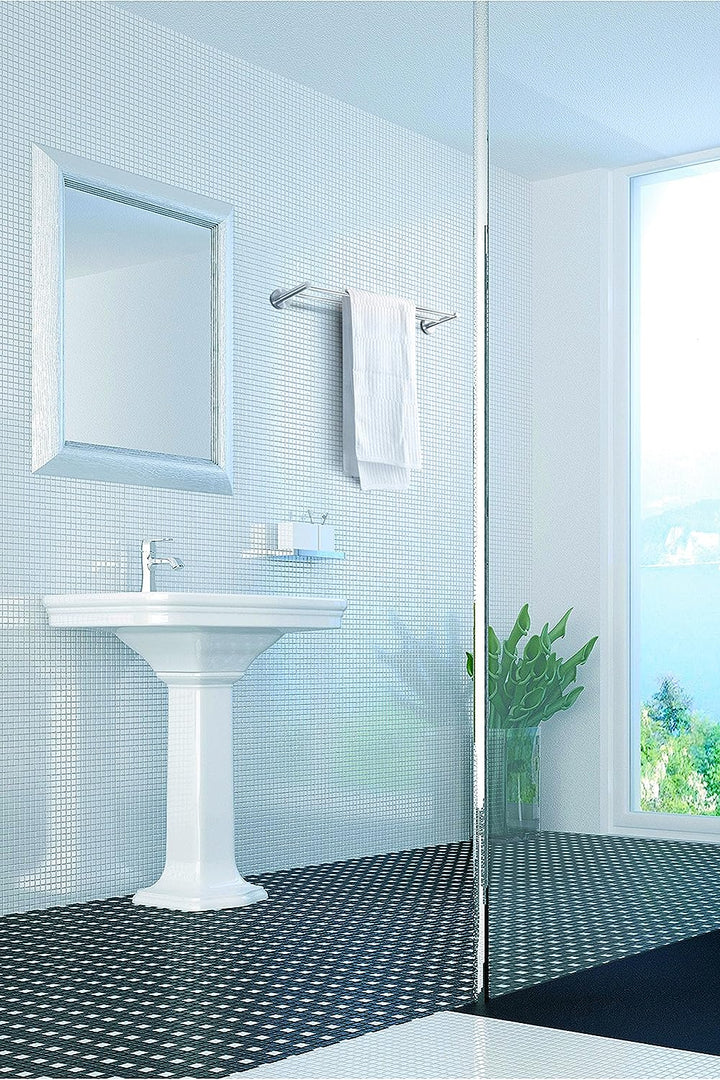 Ambrosya BZAAQ01 Handtuchhaken, Edelstahl (Gebürstet), Silber, Einheitsgroesse, Edelstahl