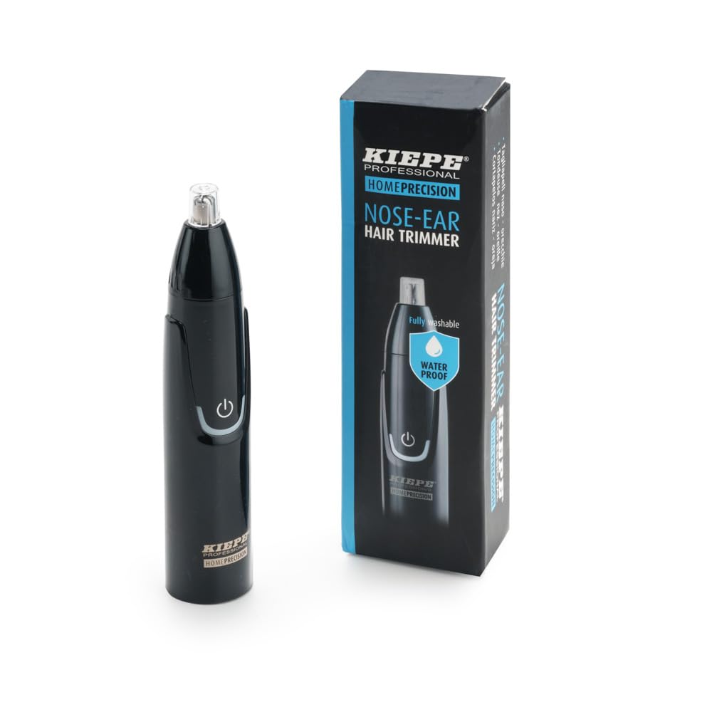 Kiepe Professional 6280 Nose & Ear Hair Trimmer - Leistungsstarker Magnetmotor, Lange Akkulaufzeit