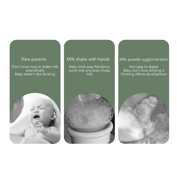 Mixer für Babynahrung, Babyflaschen-Shaker und -Wärmer Passend für Alle Babyflaschen, USB Electric S