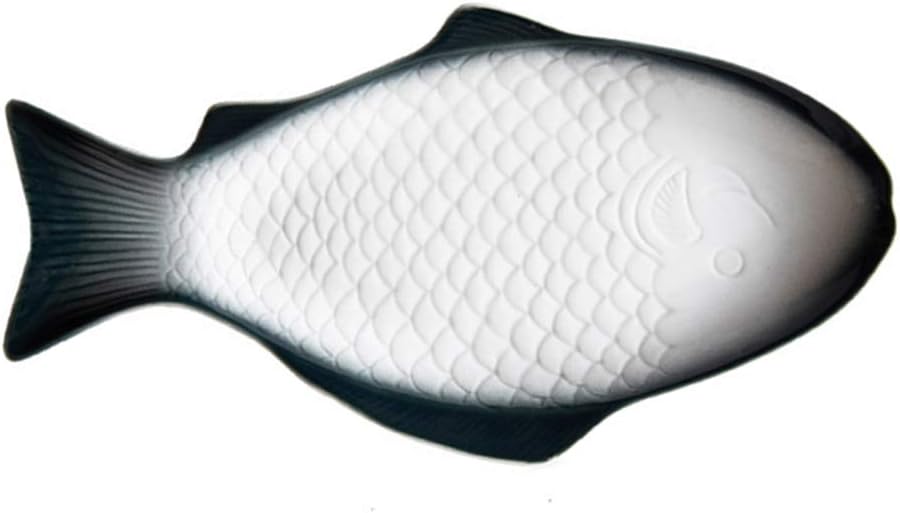 Healeved Servierschalen Fischplattenkeramikgeschirr Kreativer Plattenfischform Fischpfanne für Resta