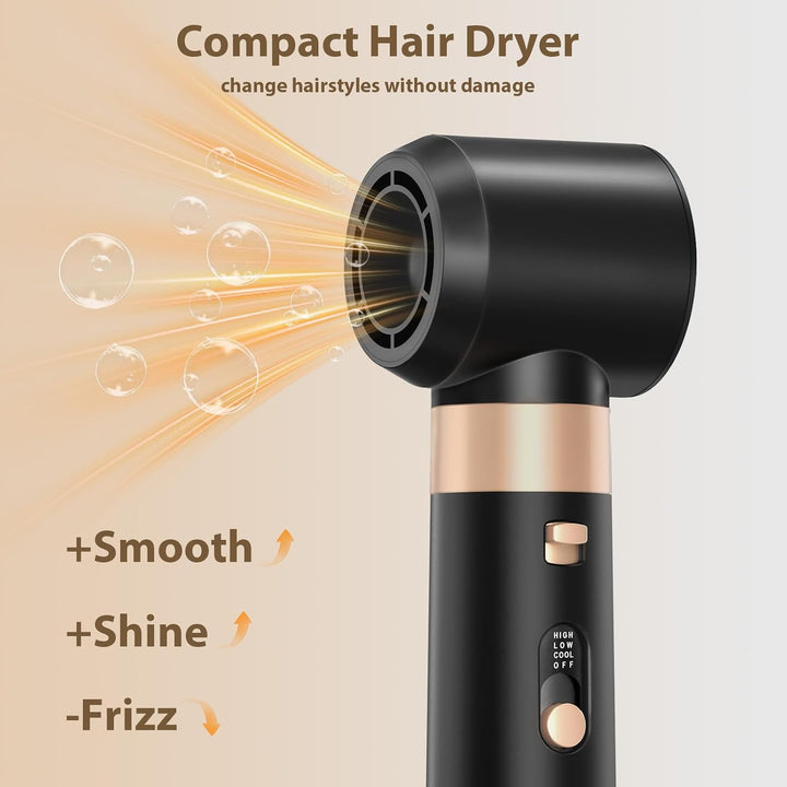 Sendowtek Haarstyler 6 in 1, Airstyler Set 950W Multi Haarstyling Geräte mit 3 Temp Lockenstab Warml