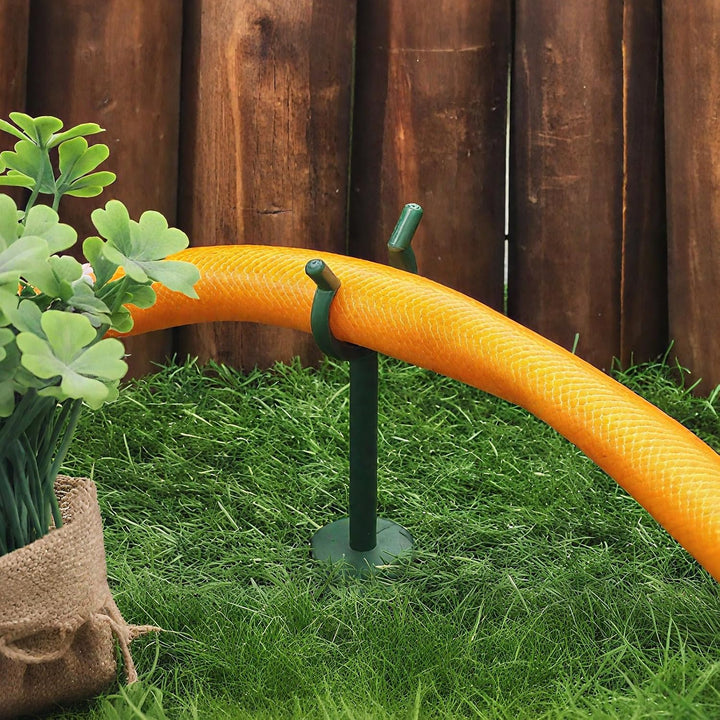 Schlauchführung – 19 x 3,8 cm Schlauchspiess für Rasen und Garten, robuster Pflanzenschutz, Bewässer