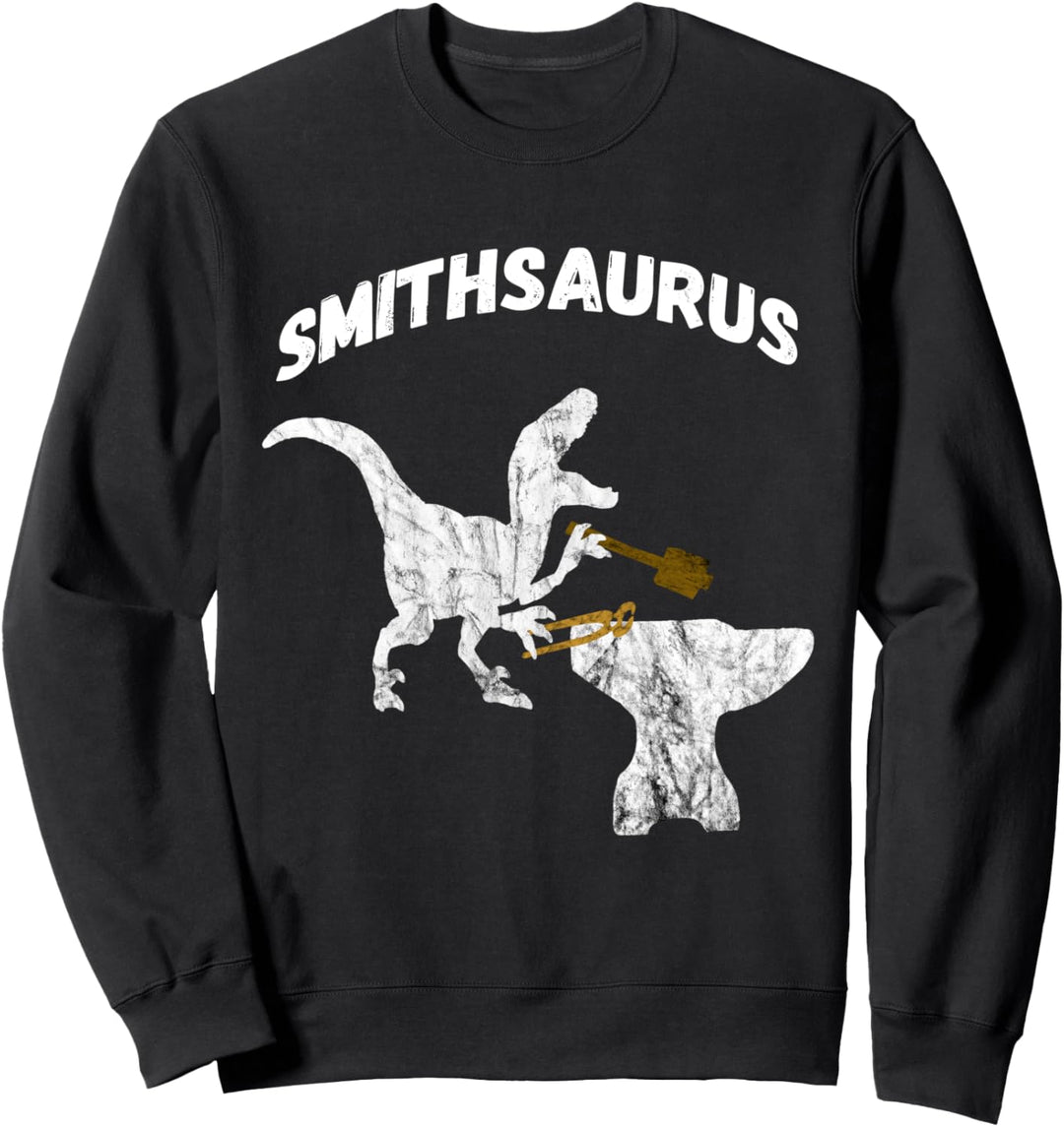 Schmied Dinosaurier Pferdeschmied Dino Hufschmied T-Rex Sweatshirt