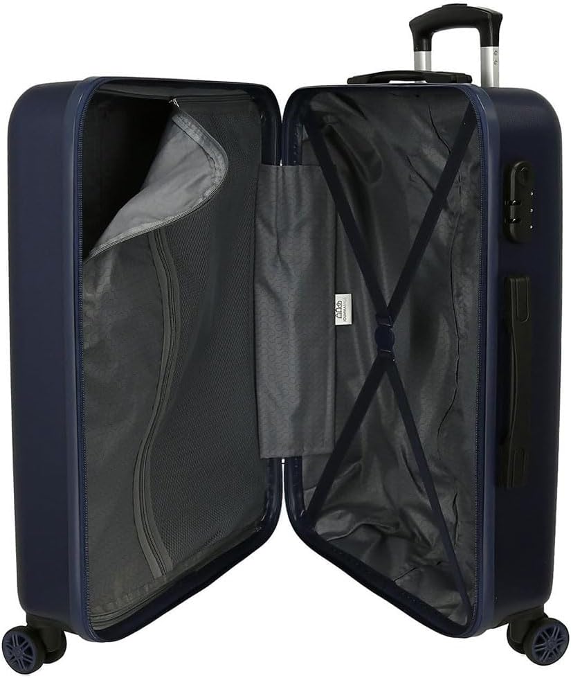 Pepe Jeans Molly Kofferset Mehrfarbig 55/68 cms Hartschalen ABS Kombinationsschloss 104L 4 Doppelräd