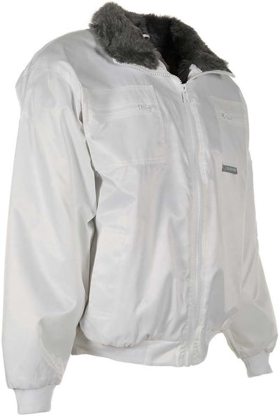 Planam Outdoor Winter Herren Gletscher Pilotenjacke weiss Modell 0330 Grösse S Weiss S, Weiss S