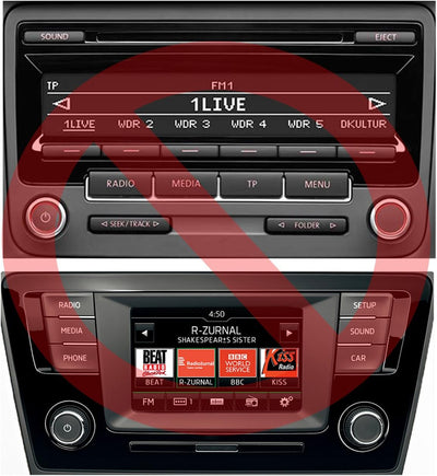 BlueMusic Bluetooth Interface Musik Freisprechen 12pin AB Juli 2010 kompatibel mit VW: RCD RNS 200 2