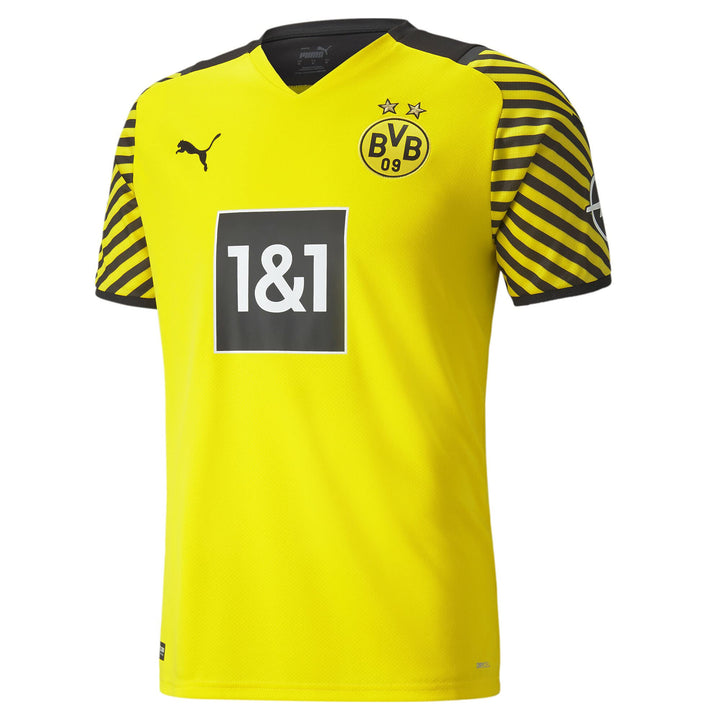 Puma Herren Borussia Dortmund Saison 2021/22 Spielausrüstung, Gamekit Home Game-Kit 5XL Cyber Yellow