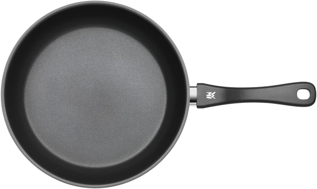 WMF Devil Pfannenset 3-teilig, Silber, Bratpfanne 24, 20, 28 cm, Induktion, Cromargan Edelstahl besc