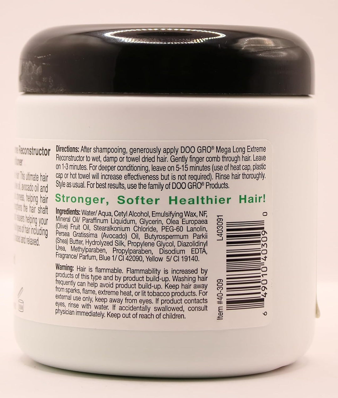Doo Gro Mega Long Extreme Rekonstruktor 16oz mit Mega Thick Intense Repair 16oz & Stimulating Growth
