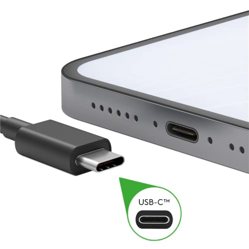 USB-C Ladekabel für uleFone Armor 6 Schwarz 2 x 2 m Handy Schnellladekabel Datenkabel, Schwarz 2 x 2