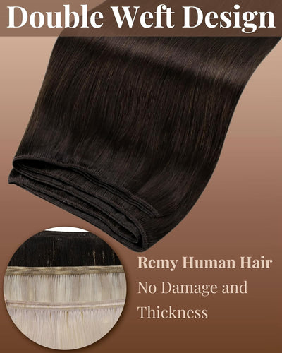 Hetto Braun Echthaar Tressen Extensions Remy Tressen Echthaar Extensions Naturlich Tressen Echthaar