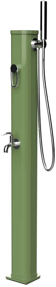 Formidra Recovera, Solardusche Jolly Go2 RAL6011 Green Asseda, Garten, Wasserausrüstung und Gartenge