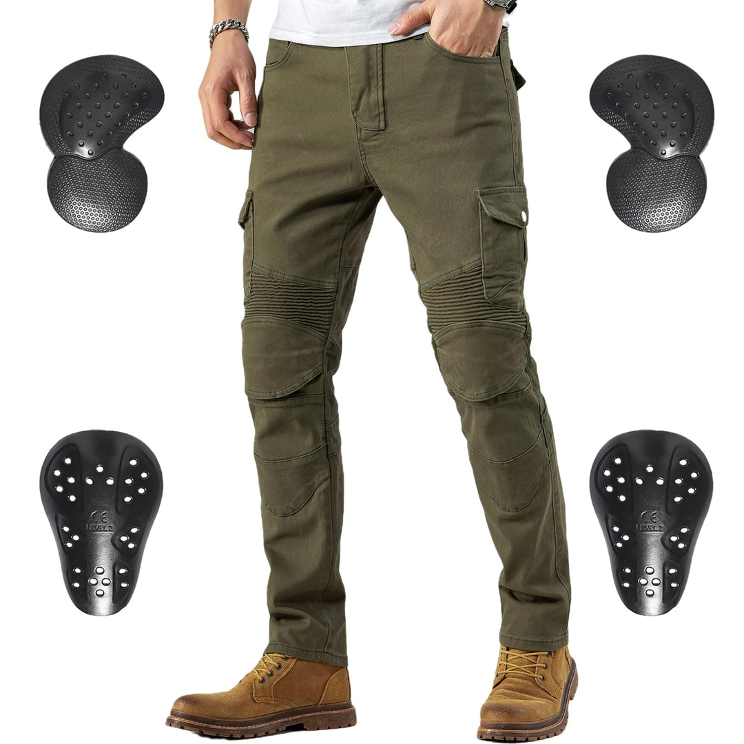CTBQiTom Morradhose Herren Motorrad Hosen Motorrad Jeans Motorradhose Jeans Gepanzert mit CE Rüstung