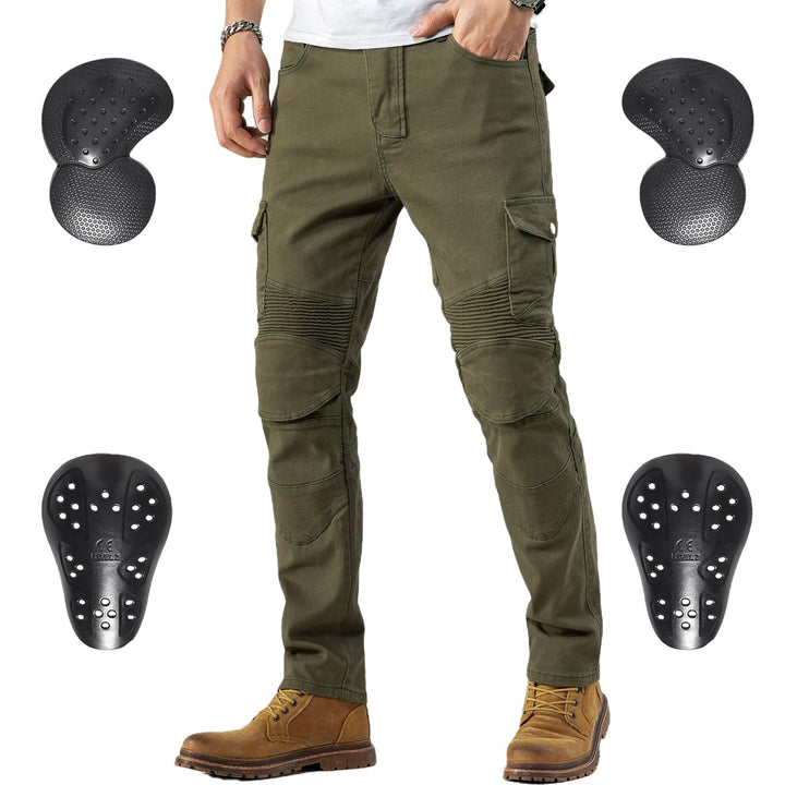 CTBQiTom Morradhose Herren Motorrad Hosen Motorrad Jeans Motorradhose Jeans Gepanzert mit CE Rüstung