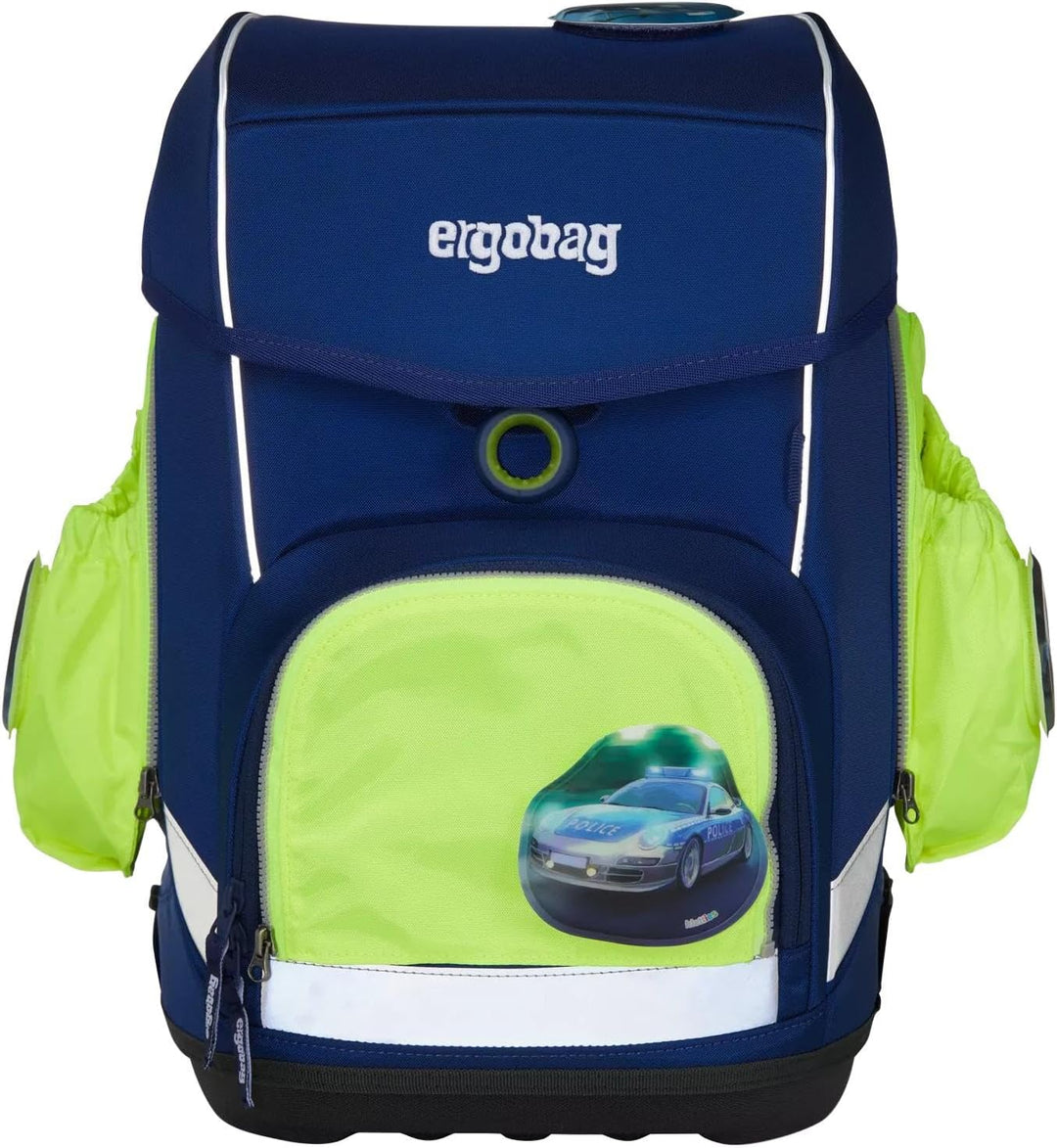 ergobag pack Seitentaschen Zip Set Sichtbarkeits-Set mit Seitentaschen, pack, cubo und cubo light ge