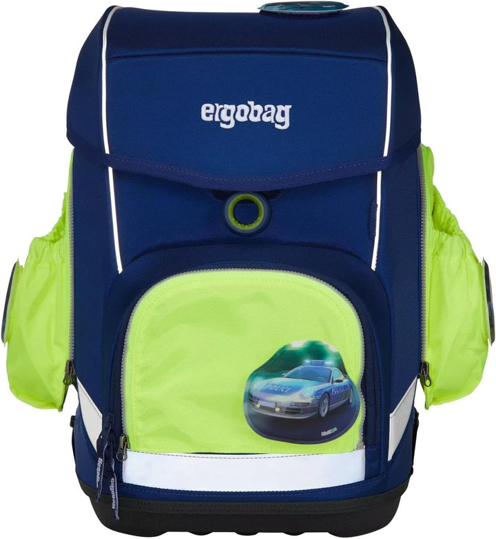 ergobag pack Seitentaschen Zip Set Sichtbarkeits-Set mit Seitentaschen, pack, cubo und cubo light ge