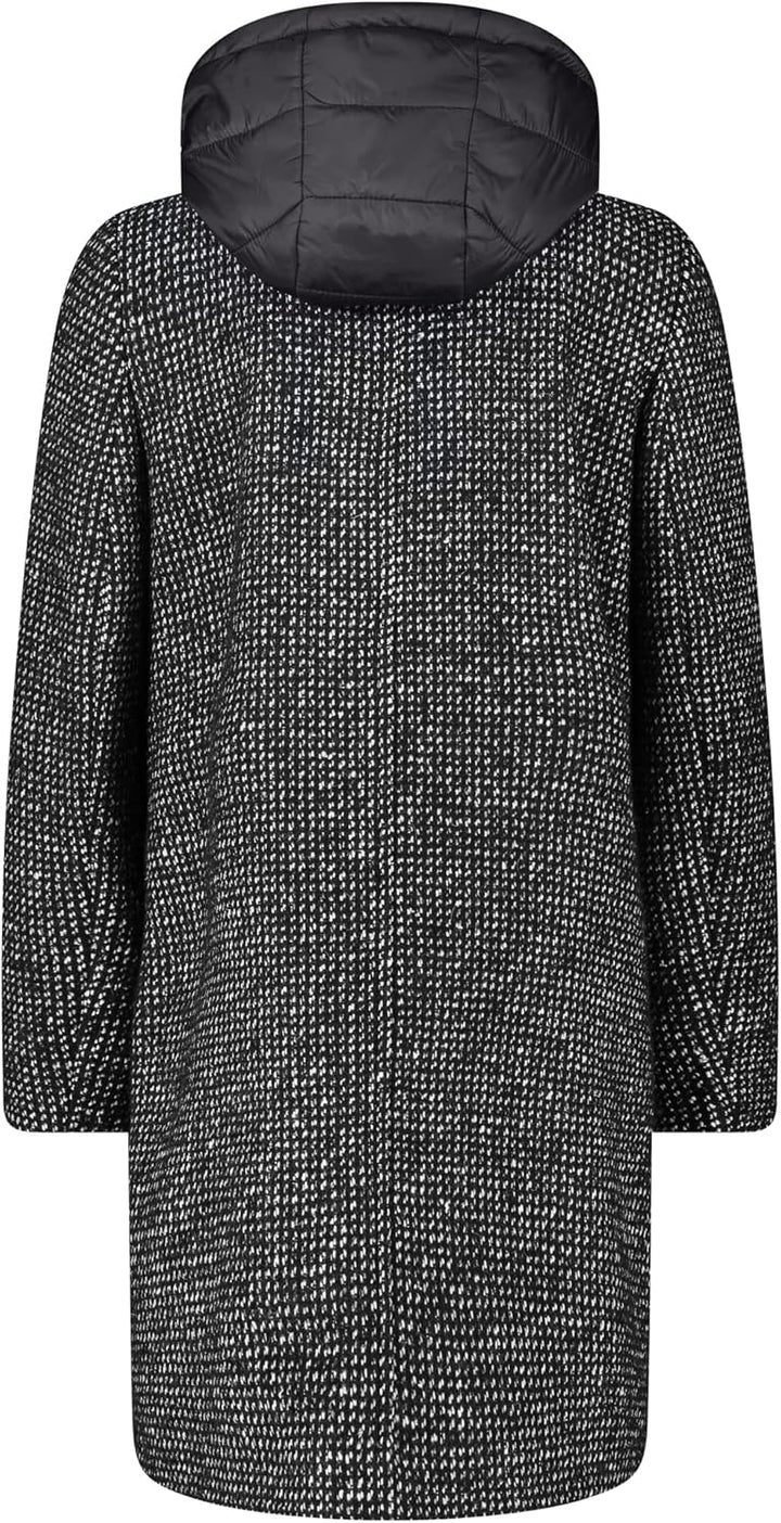 Gil Bret Damen Winterjacke mit Westenteil 42 9810 Black/White, 42 9810 Black/White