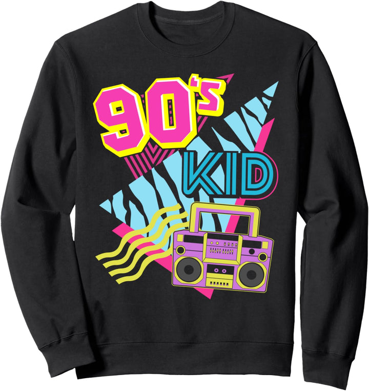 90er Jahre Kid Boombox 1990er Jahre Nostalgie 80er Jahre Sweatshirt