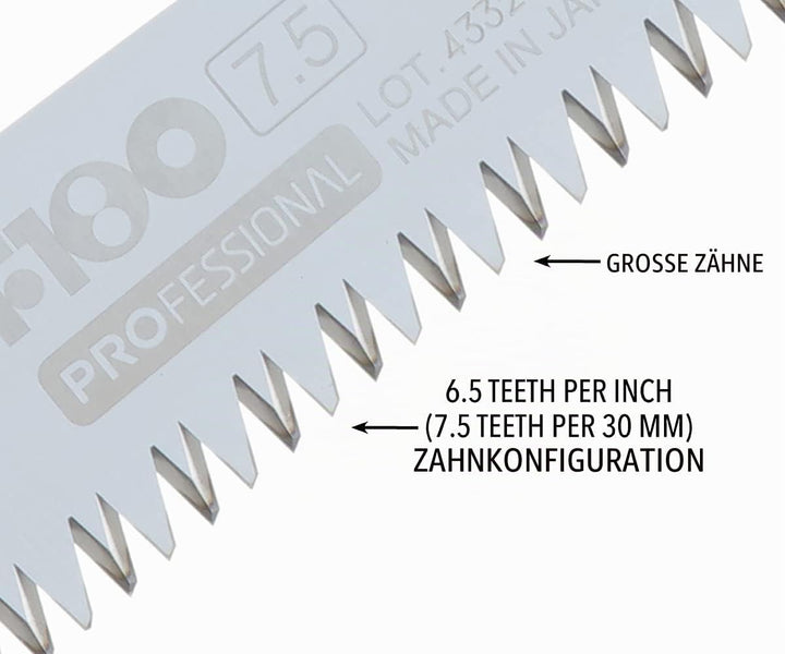 Silky F180 180mm Klappsäge grobe Säge, grobe Säge